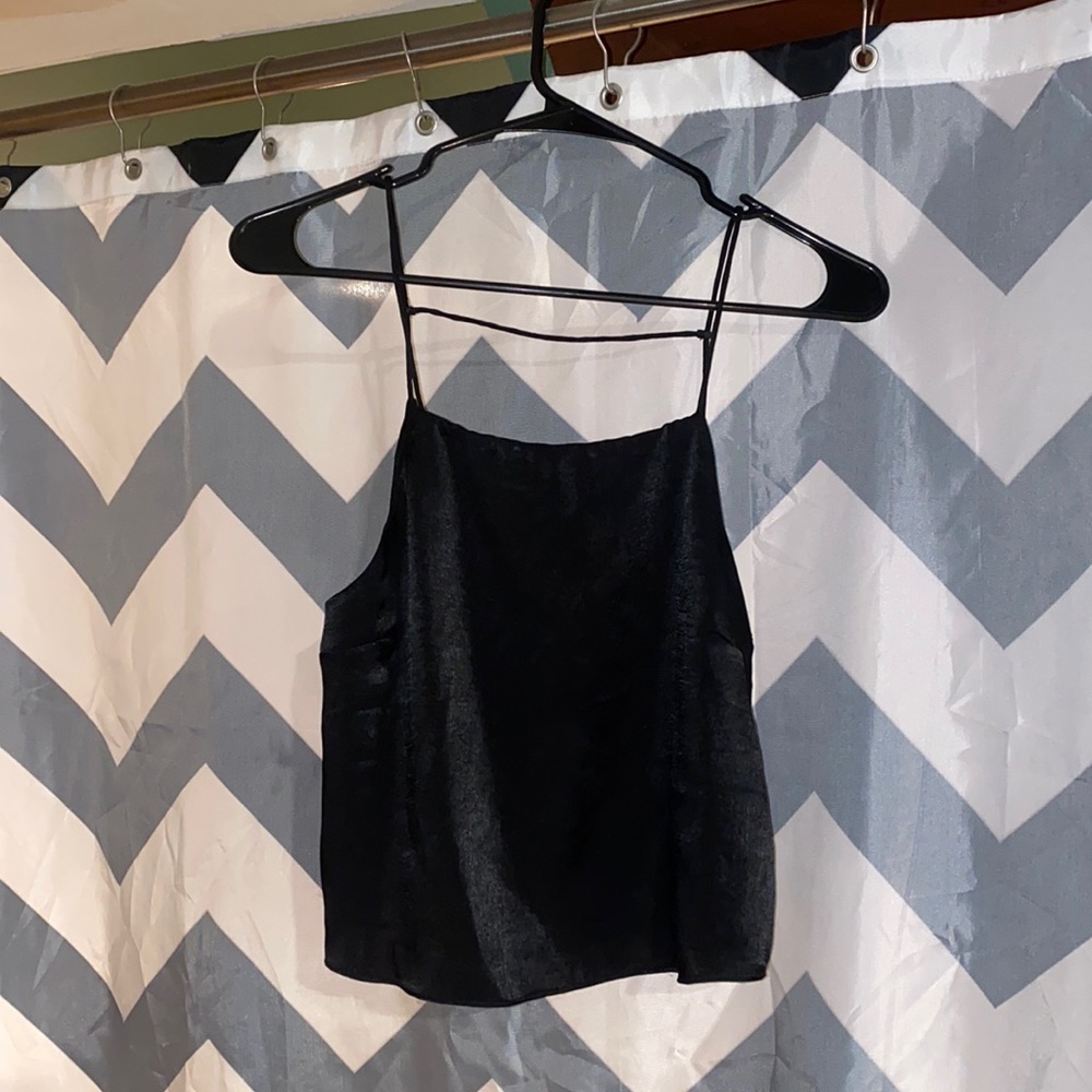 Satin tank top